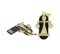 128GB Metal Twelve Constellations Shape USB Flash Drive USB 2.0 Stick USB Memory Stick Date Storage PenDrive Thumb Drives Flash Disk USB Drive U Disk USB Stick PenDrive (Libra)