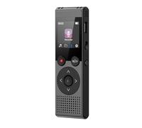 128GB Voice Recorder Digital: Dictaphone - Recording Device - Audio Recording Equipment - Sound Recorder with Microphone Portable - Mini Recording Devices - QIUOIO