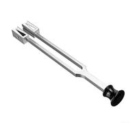 128Hz C Tone Stainless Steel Tuning Fork with Adjustable Hand Screws in Two Styles for Clear, Accurate Tuning of Various For Musical Instruments (B)