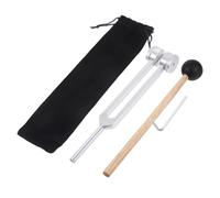 128Hz Tuning Forks for Healing, Tuning Fork, Aluminum Alloy Instruments with Silicone Hammer and Bag for Sound Healing, Meditation, Sound Therapy, Healers, Keep Body, Mind and Spirit