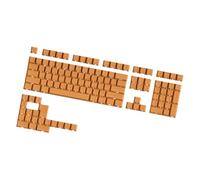128Key PBT Keycaps Set with Wood Grains Design and Shining Through Legends for Mechanical Keyboards Mechanical Keyboard Keycaps