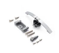 128mm/160mm Caravan Push Lock with Handle Camper Car Locks Boat Motor Home Cabinet Drawer Latch Button Locks Furniture 1pcs(Brushed Silver 160mm)