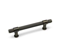 128mm Antique Brass Heavyweight Knurled Cabinet Handle Kitchen Cupboard Door Drawer Pull Wardrobe Furniture Replacement Upcycle