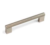 128mm Brushed Nickel Knurled Textured Kitchen Cabinet Handle | Cupboard Door Drawer Pull Wardrobe Furniture Replacement