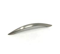 128mm Brushed Nickel Flat Bow Handle for Kitchen Cabinets | Bedroom | Bathroom | Furniture | 3 Sizes
