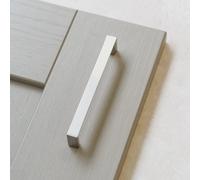 128mm Brushed Nickel Square D Handle