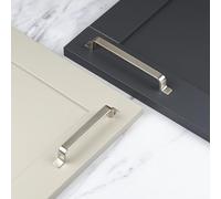 128mm Brushed Nickel Strap Cabinet Handle Cupboard Door Drawer Pull