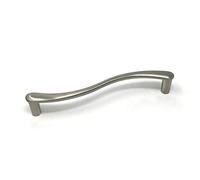 128mm Brushed Steel S Handle for Kitchen Cabinets | Bedroom | Bathroom | Furniture | 3 Sizes