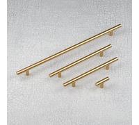 128mm Gold Bar Cabinet Handle Cupboard Door Drawer Pull