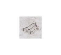 (128mm Handle) Brushed Nickel Kitchen Cabinet S Shaped Handles