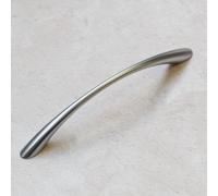 128mm Matt Chrome Bow Cabinet Handle