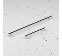 128mm Polished Chrome Slim Pull Handle for Kitchen Cabinet Cupboard Door Drawer Pull Wardrobe Bedroom Bathroom Furniture Replacement