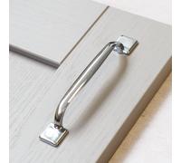 128mm Polished Chrome D Handle for Kitchen Cabinets | Bedroom | Bathroom | Furniture | Cupboards