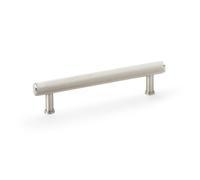 128mm Satin Nickel Kitchen Handle Reeded Texture Cabinet Furniture Door Drawer Pull