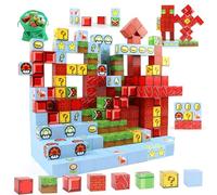 128PCS Magnetic Blocks - Build Mine Magnet World Set, Magnetic Tiles Building Blocks for Toddlers, STEM Montessori Sensory Toys, Fidget Cubes Construction Toys