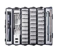 128Pcs Rechargeable Cordless Electric Screwdriver Ergonomic Grip Power Tool Set for Furniture Assembly and Maintenance Rechargeable Electric Screwdriver