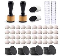 128Pcs/Set Mini Sanding Disks, Round Foam Refills for Scrapbooking, Control of Ink Placement, DIY Bits of Color or Paper