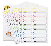 128pcs Waterproof Name Labels for Kids School Supplies, Baby Bottle Labels for Daycare, Daycare Labels, Self-Laminating Write-On Dishwasher Safe, Self-Adhesive Kids Name Tags Label Stickers