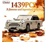1295 pcs James Bond Aston Martin DB5 Building Blocks Bricks Set 10262 New Sealed