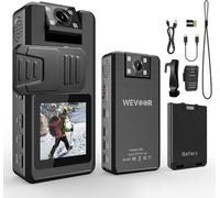 1296P Mini Video Body Camera 64GB 20Hrs Wevoor