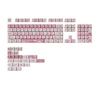 129keys Lazy Theme Keycaps Heat Sublimated For 61/84/87/104 Gaming Mechanical Keyboard Switches Gaming Keyboard Enhancements