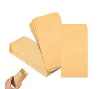 129Pcs Small Brown Envelopes,9x6cm Gummed Wet Glue Mini Money Envelopes | Kraft Paper Mini Coin Envelop Set,Cash Gift Envelopes for Storing Wages, Notes, Beads, Coins, Stamps or the Other Small Items