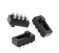 12A 250V 3 Position 8 Pin Toggle Slide DIP Switch LQ-103H Hair Dryer Hot Cold Wind For JJ-15 FH6218/20/21/31 2Pcs