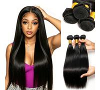 12A Straight Human Hair Bundles 16 18 20 Inch,Human Hair Extensions