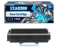 12A8300 Toner Cartridge Compatible for Lexmark E23x E240 E240n E332n E332tn E33x E340 E342 E342n E342tn T240 Printers, With Chip Large Capacity 6000 Pages (1 Pack Black)