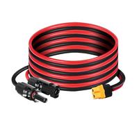 12AWG Solar to XT60i Charging Cable, 3 Meter Solar Plug to XT60 Socket, Solar Panel Connector to XT60 Adapter Cable for RV Portable Power Station Solar Generator Lipo Battery, Female Male Connector