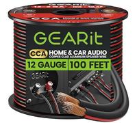 12AWG Speaker Wire, GearIT Pro Series 12 AWG Gauge Speaker Wire Cable (100 Feet / 30.48 Meters) Great Use for Home Theater Speakers and Car Speakers Black