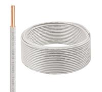 12AWG THHN Wire 50FT, Single Bare Copper Conductor with PVC and Nylon Insulation, 600V Rated, Heavy-Duty THHN Wire for Residential and Industrial Use (12 Gauge, 50 Feet)