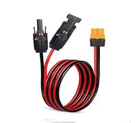 12AWG XT60 to MC-4 Solar Charging Cable 10FT IP67 Waterproof - 30A High Current Adapter for EcoFlow Power Stations (RV/Camping/Emergency)
