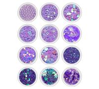 12Box 3D Acrylic Flowers Butterfly Bear Set Nails Art Shapes Decorations Nails Art Accessories