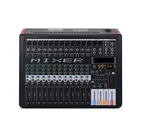12Channels Professional Audio Mixer 7 BAND EQ 99DSP USB Bluebooth Recording Mixing Console with AUX FX Output