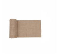 12cm-35cm Vintage Burlap Jute Ribbon Fabric Table Wedding Party Decor Natural Hemp Home Textiles Decoration(12cm)