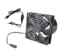 12cm 5V Extractor Fan Low Noise Inline Duct Hydroponic Air Blower Exhaust for Home Bathroom Grow Room Ventilation Adjustable Speed Inline Exhaust