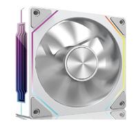 12CM ARGB Large Air Volume Computer Chassis Fan Regular Version Reversed Version Dual Mode Selection PC Assembly Accessories(White,Reverse)