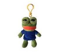 (12cm Boy) Stuffed Animal Soft Dolls Toy 12/40CM Pepe The Frog Sad Plush Keychain Pendant