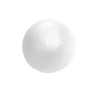 12cm Christmas Decoration Modelling Craft Foam Ball Sphere (White)