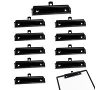 12cm Clipboard Clips, Mountable Clipboard Clamps with Rubber Grip, Clipboard Replacement Hardware for School and Office, Strong Spring Loaded (Pack of 10)