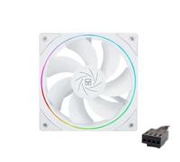 12CM Computer Case Fan With Reverse Airflow Halo Effect 1500RPM 4PIN PWM 5V 3PIN ARGB For Standard PC Cases(S12RW 1PC)