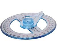 12cm Full Circle Protractor With Pointer 360 Protractor Protractor Acrylic Power Protractor Mathematical Protractor Reusable Plastic Protractor Angle Measurement Rule Protractor Measurement Tool Mathe