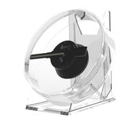 12CM Mini 3D Desktop Fan Screen Hologram Advertising Machine Projector Light Display Holographic Battery Powered