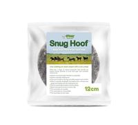 12cm Snug Hoof Wool Hoof Pads, 2-pack Natural Felt Padding for Horses | Wool Felt Hoof Pads for Horses, Absorb and Wick Moisture, Breathable, Washable and Reusable, Felt on a Jute Carrier