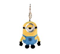 (12cm Stewart ) Minions Me Despicable Plush Keychain Bag Pendant Toy Stuffed Gift Doll Cartoon