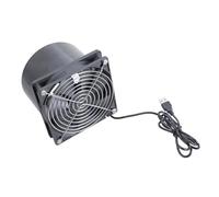 12cm USB Brushless Exhaust Fan with USB Cable for 3D Printer Enclosures and Soldering Stations Efficient Fume Extraction Pet House Ventilation