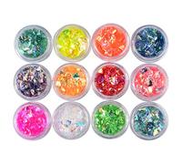 12Colors Flakes Sequins Manicure Sticker For Resin Epoxy Acrylic Nails Filler Epoxy Decor