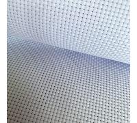 12CT Aida Cloth Embroidery Cross Stitch Fabric, White, W59" x L39"
