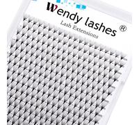 12D Premade Fans Eyelash Extension 320PCS 0.07mm C Curl 9-16mm Mixed Pre Made Fans Lashes Ponited Base Russian Volume Eyelash Extensions(320PCS-12D-0.07-C)